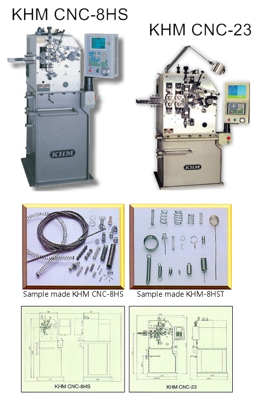 KHM CNC compression coiling machine